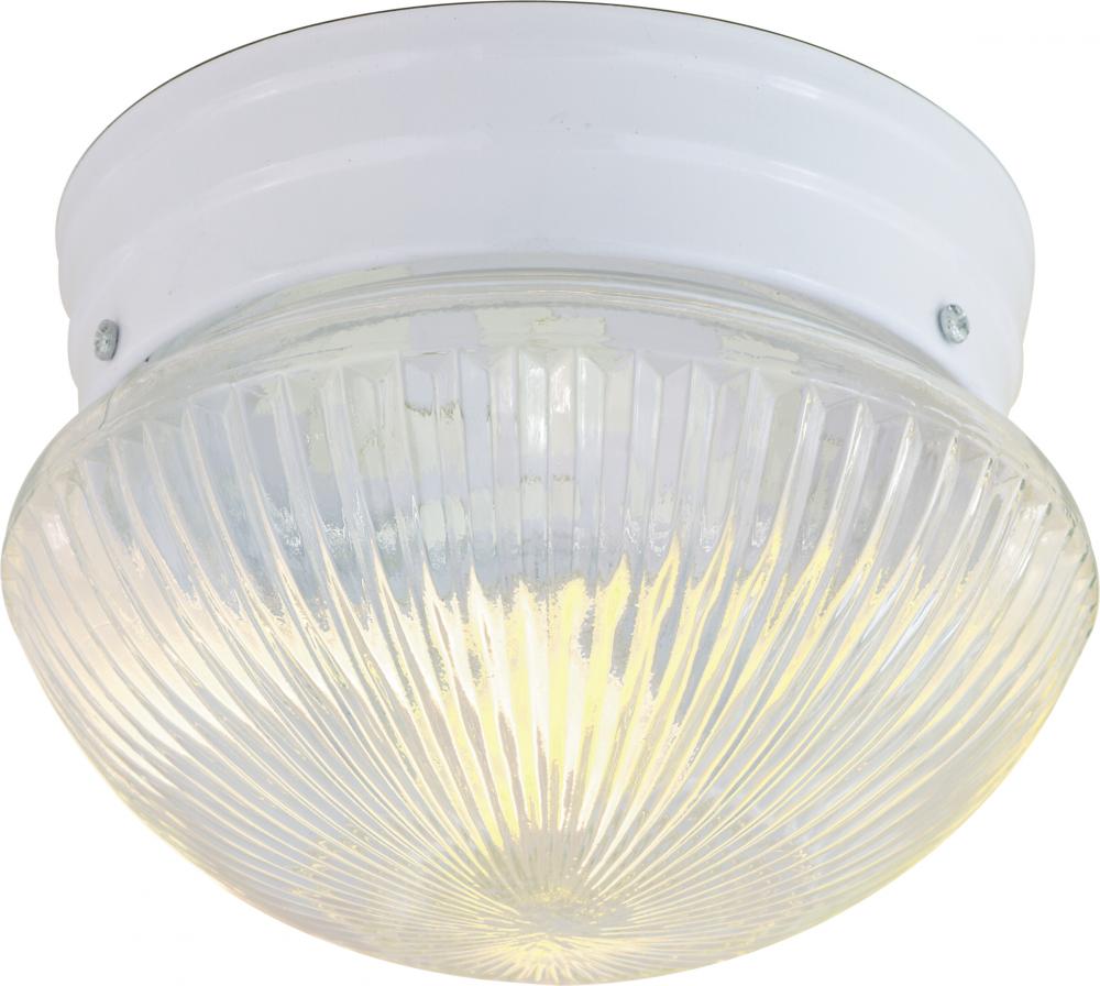 1 LIGHT 8&#34; MUSHROOM FLUSH<span class=' ItemWarning' style='display:block;'>Item is usually in stock, but we&#39;ll be in touch if there&#39;s a problem<br /></span>