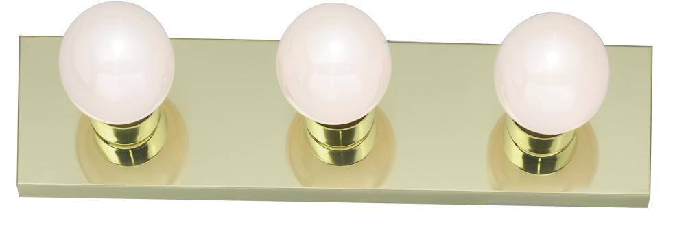 3 LIGHT 18&#34; VANITY STRIP<span class=' ItemWarning' style='display:block;'>Item is usually in stock, but we&#39;ll be in touch if there&#39;s a problem<br /></span>
