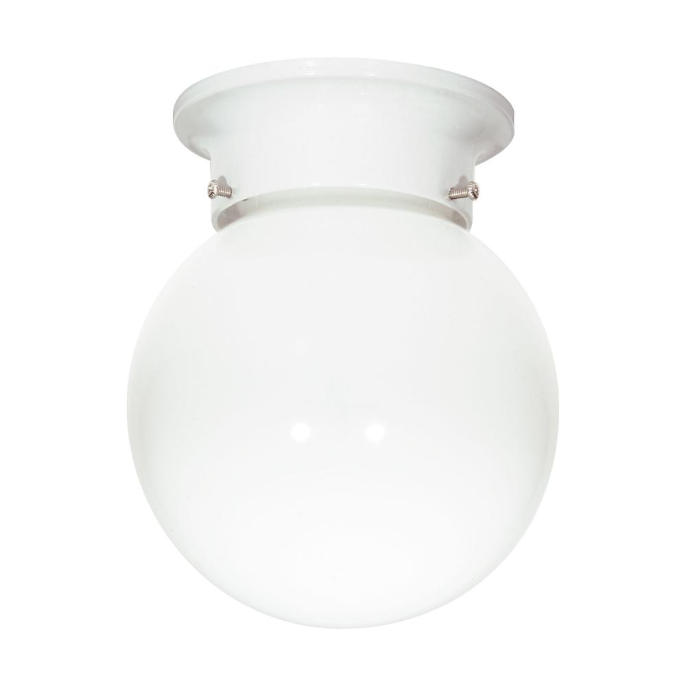1 LIGHT 6&#34; BALL FIXTURE<span class=' ItemWarning' style='display:block;'>Item is usually in stock, but we&#39;ll be in touch if there&#39;s a problem<br /></span>