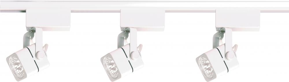 WHITE MR16 SQUARE TRACK KIT<span class=' ItemWarning' style='display:block;'>Item is usually in stock, but we&#39;ll be in touch if there&#39;s a problem<br /></span>