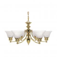 Nuvo 60/357 - EMPIRE 6 LT CHANDELIER