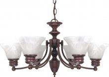 Nuvo 60/358 - EMPIRE 6 LT CHANDELIER