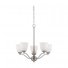 Nuvo 60/5035 - PATTON 5 LIGHT CHANDELIER/UP