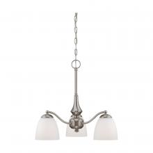 Nuvo 60/5042 - PATTON 3 LT CHANDELIER/DOWN