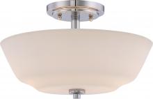 Nuvo 60/5806 - WILLOW 2 LT SEMI FLUSH
