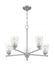 Nuvo 60/7185 - BRANSEL 5 LIGHT CHANDELIER