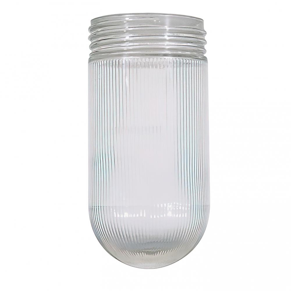 CLEAR RIBBED GLASS JELLY JAR<span class=' ItemWarning' style='display:block;'>Item is usually in stock, but we&#39;ll be in touch if there&#39;s a problem<br /></span>