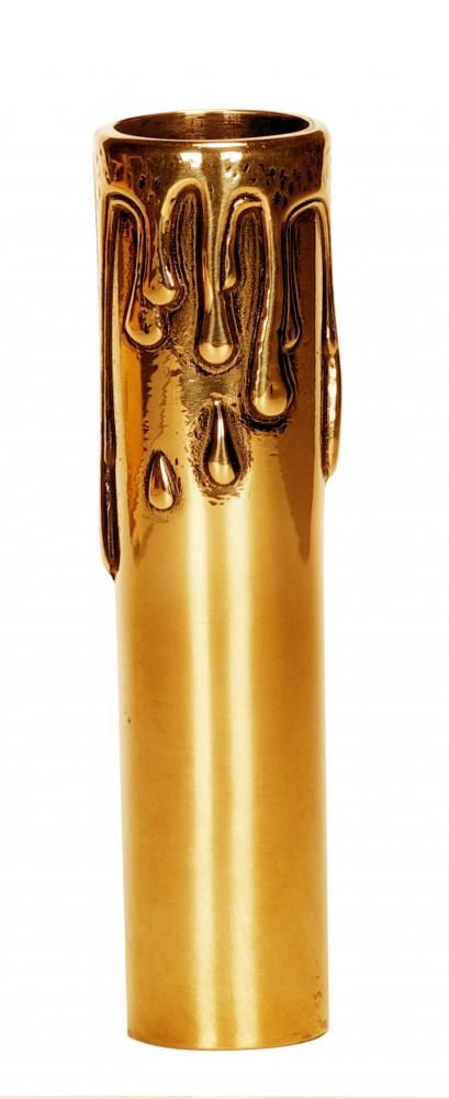 4&#34; POLISHED BRASS W/ ANT DRIP<span class=' ItemWarning' style='display:block;'>Item is usually in stock, but we&#39;ll be in touch if there&#39;s a problem<br /></span>