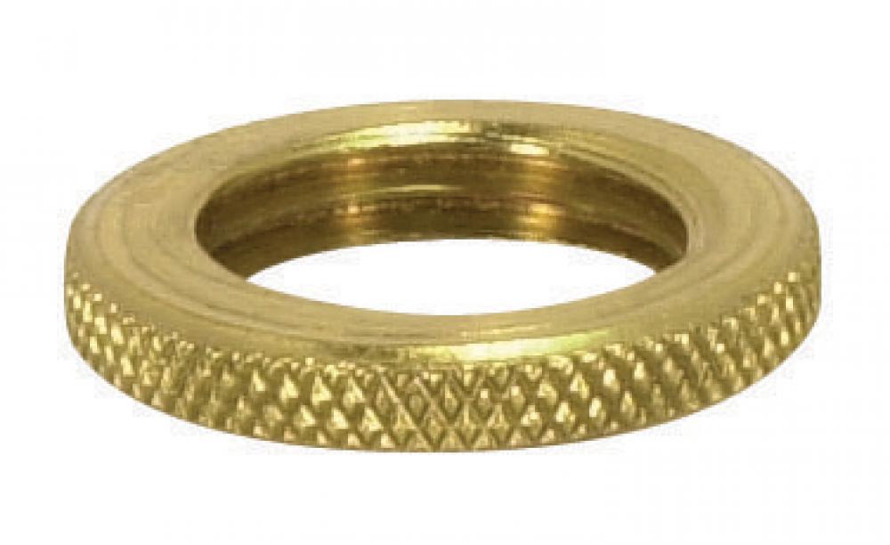 1/8 KNURLED LOCKNUT B/L<span class=' ItemWarning' style='display:block;'>Item is usually in stock, but we&#39;ll be in touch if there&#39;s a problem<br /></span>