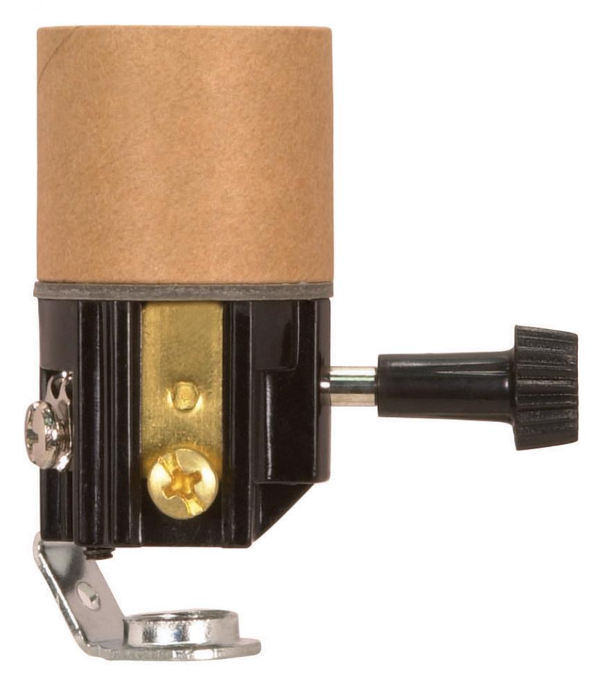 MED SCKT 2&#34; ON-OFF TURN KNOB<span class=' ItemWarning' style='display:block;'>Item is usually in stock, but we&#39;ll be in touch if there&#39;s a problem<br /></span>