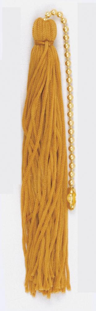 GOLD TASSEL W/BEADED CHAIN<span class=' ItemWarning' style='display:block;'>Item is usually in stock, but we&#39;ll be in touch if there&#39;s a problem<br /></span>