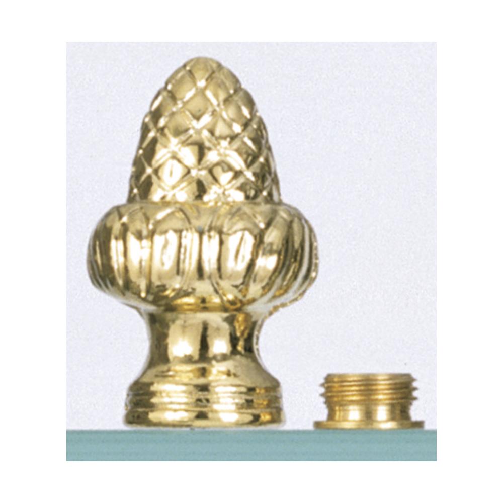 BRASS FIN ACORN KNOB<span class=' ItemWarning' style='display:block;'>Item is usually in stock, but we&#39;ll be in touch if there&#39;s a problem<br /></span>