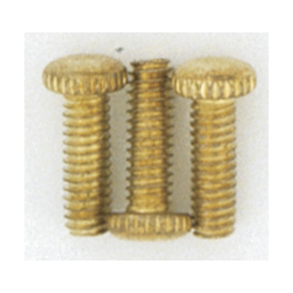 3 8/32 KNURLED BR PLTD SCREW<span class=' ItemWarning' style='display:block;'>Item is usually in stock, but we&#39;ll be in touch if there&#39;s a problem<br /></span>