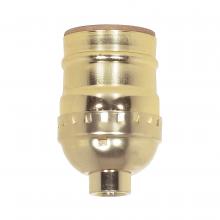 Satco 80/1010 - BG SHORT KEYLESS SKT. 1/8 CAP