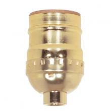 Satco 80/1100 - NI SHORT KEYLESS SKT. 1/8 CAP
