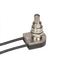 Satco 80/1127 - NKL FIN PUSH SWITCH 5/8" SHANK