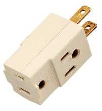 Satco 90/1120 - VINYL CUBE TAP-IVORY