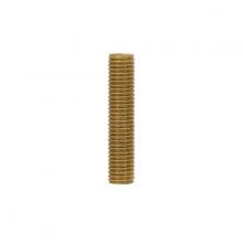 Satco 90/1188 - 1 1/2" 1/8IP SOLID BRASS NIPPL