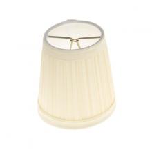 Satco 90/1273 - BEIGE PLEATED CLIP-ON SHADE