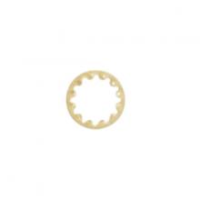 Satco 90/1580 - 1/4 IP TOOTHWASHER BRASS PLATE