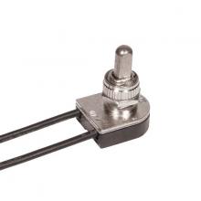 Satco 90/1676 - ON/OFF PUSH SWITCH NKL FINISH