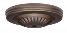 Satco 90/1887 - DARK ANT RIBBED VINTAGE CANOPY