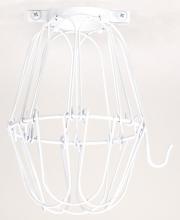 Satco 90/1917 - BULB CAGE WHITE