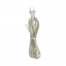 Satco 90/967 - 8' CLEAR SILVER CORD SET SPT-2