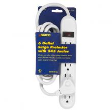 Satco 91/229 - 6 OUTLET SURGE PROTECTOR WITH
