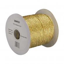 Satco 93/333 - 18/3 SVT GOLD W/SM. GRN LINE