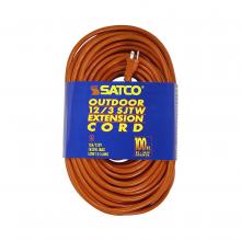 Satco 93/5019 - 100 FT 12/3 SJTW ORANGE CORD