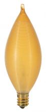 Satco S2706 - 25W C-11 AMBER SATCO-ESC CAND
