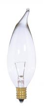 Satco S3866 - 7W TURN TIP CLEAR 12V E12