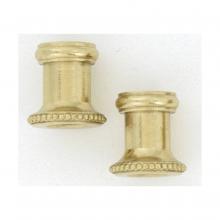 Satco S70/174 - 2 BR THRD KNURLED NECKS