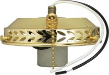 Satco SF77/462 - BRASS FIN WIRED FAN KIT CANDEL