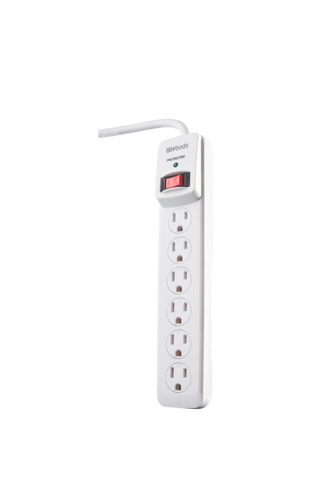 SURGE- 6 OUT SURGE PROTECTOR 900J- 3&#39;<span class=' ItemWarning' style='display:block;'>Item is usually in stock, but we&#39;ll be in touch if there&#39;s a problem<br /></span>