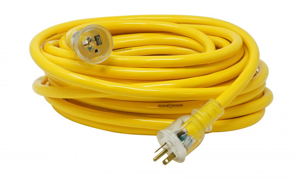 EXTCORD- 10/3 SJTW 50&#39; 5-20P/R YELLOW YJ<span class=' ItemWarning' style='display:block;'>Item is usually in stock, but we&#39;ll be in touch if there&#39;s a problem<br /></span>