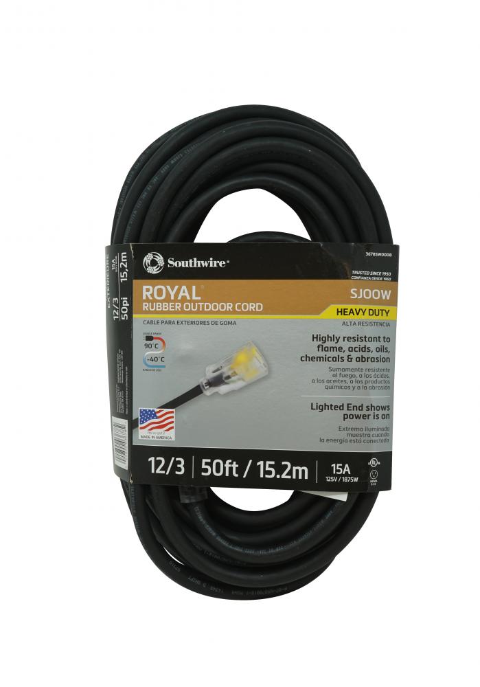 CORD REEL- 12/3 50&#39; HD WITH LIT TRI<span class=' ItemWarning' style='display:block;'>Item is usually in stock, but we&#39;ll be in touch if there&#39;s a problem<br /></span>