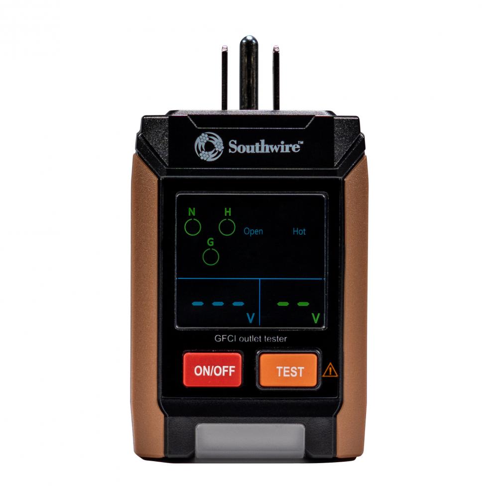 GFCI RECEPTACLE TESTER WITH LCD<span class=' ItemWarning' style='display:block;'>Item is usually in stock, but we&#39;ll be in touch if there&#39;s a problem<br /></span>