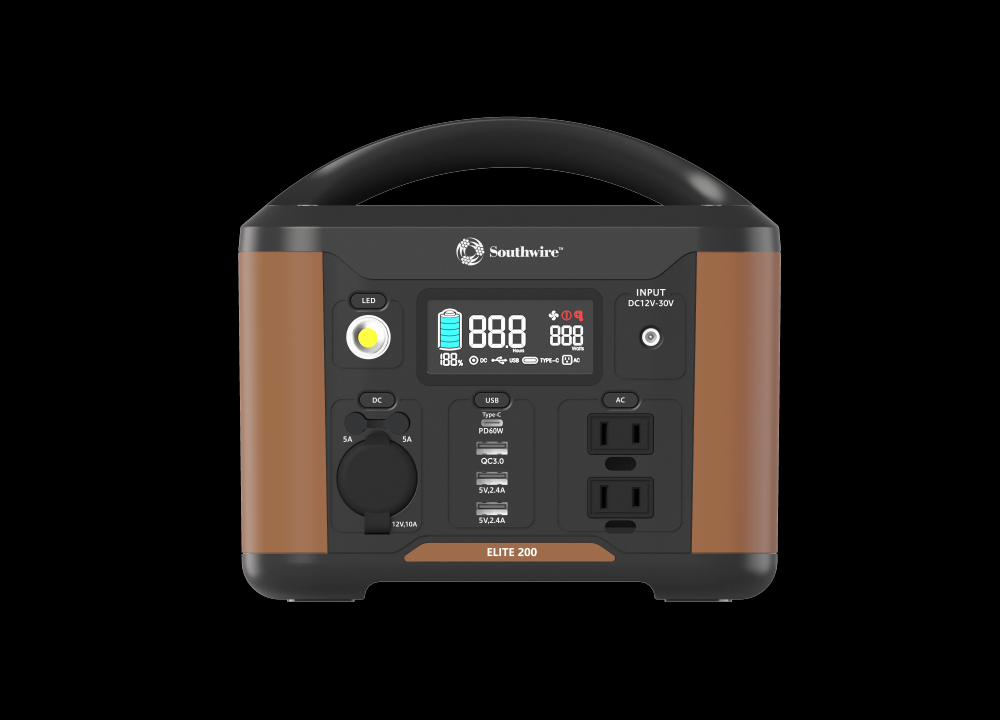 PORTABLE PWR STN 200 W/AC & DC ADAPT<span class=' ItemWarning' style='display:block;'>Item is usually in stock, but we&#39;ll be in touch if there&#39;s a problem<br /></span>