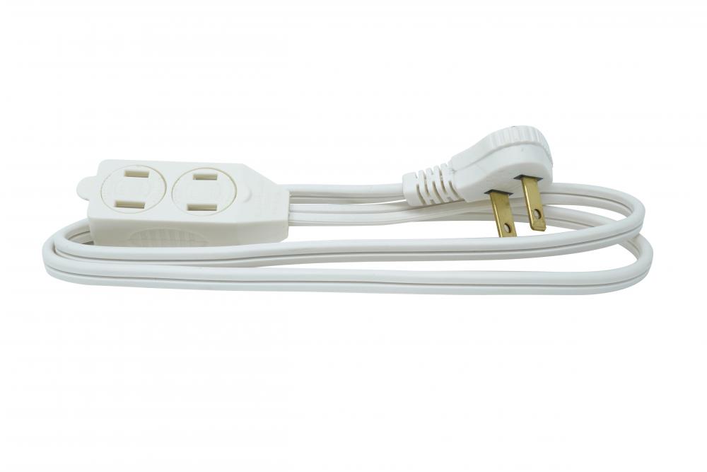 INDCORD- 16/2 SPT-2 3&#39; WHITE SL<span class=' ItemWarning' style='display:block;'>Item is usually in stock, but we&#39;ll be in touch if there&#39;s a problem<br /></span>