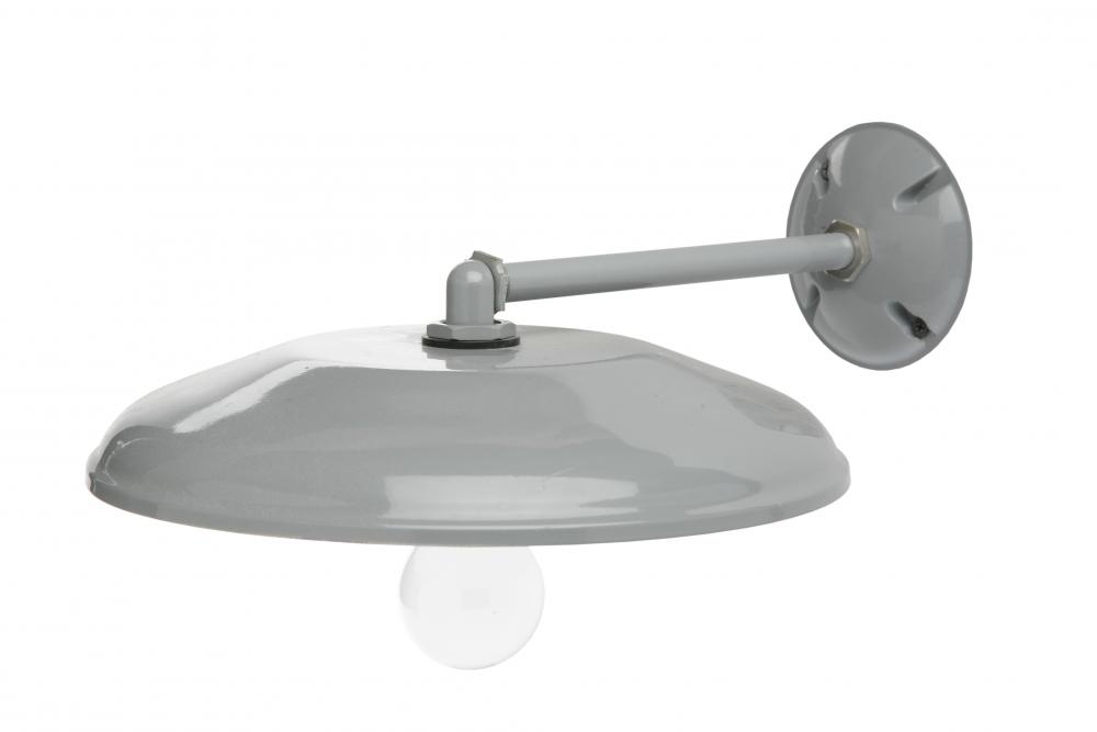 LIGHT- SECURITY 12&#34; FARM LIGHT WITH ARM<span class=' ItemWarning' style='display:block;'>Item is usually in stock, but we&#39;ll be in touch if there&#39;s a problem<br /></span>