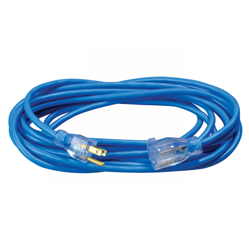 EXTCORD- 14/3 SJTW 50&#39; YLW/BLUE LOCK SW<span class=' ItemWarning' style='display:block;'>Item is usually in stock, but we&#39;ll be in touch if there&#39;s a problem<br /></span>