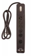 Southwire 41495 - SURGE- USB 6 OUT PROTECTOR 1780J 2.4A 4'