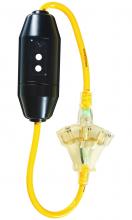 Southwire 2816 - YELLOW JACKET- 12/3 2' SJTW INLINE GFCI