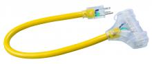 Southwire 4112SW8802 - CORD, TRI-SOURCE 12/3 2' STW YELLOW LE