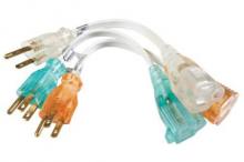 Southwire 6991 - OFFICECORD- 16/3 SPT-2 8" MULTI LE 3PK W