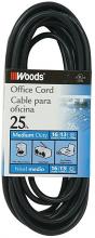 Southwire 5601 - OFFICECORD- 16/3 SJTW 25' BLACK W