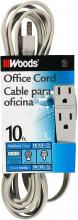 Southwire 5607 - WALL TAP- 16/3 10'SPT-2 GRAY 3 OUTLET