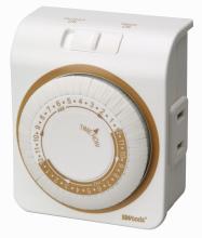Southwire 50122WD - TIMER- OUT 24HR LIGHT SENSOR 2 GRNDD OUT